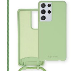 iMoshion Color Backcover met afneembaar koord Samsung Galaxy S21 Ultra - Groen