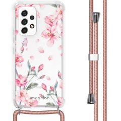 iMoshion Design hoesje met koord Samsung Galaxy A53 - Bloem - Roze