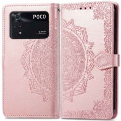 iMoshion Mandala Booktype Xiaomi Poco M4 Pro 5G - Rosé Goud