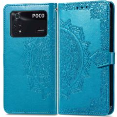 iMoshion Mandala Booktype Xiaomi Poco M4 Pro 5G - Turquoise