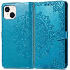 iMoshion Mandala Booktype iPhone 14 - Turquoise