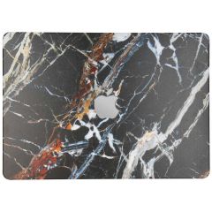 iMoshion Laptop Cover MacBook Air 13 inch (2022) - Black Marble