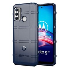 iMoshion Rugged Shield Backcover Motorola Moto G60 - Donkerblauw