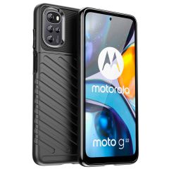 iMoshion Thunder Backcover Motorola Moto G22 / E32 / E32s - Zwart