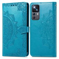 iMoshion Mandala Bookcase Xiaomi 12T (Pro) - Turquoise