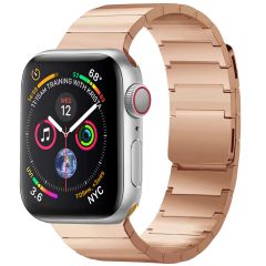 Selencia Stalen magnetisch bandje Apple Watch Series 1-9 / SE - 38/40/41mm - Rosé Goud