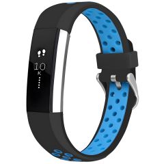 iMoshion Siliconen sport bandje Fitbit Alta (HR) - Zwart/Blauw