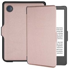 iMoshion Slim Hard Case Bookcase Kobo Clara 2E / Tolino Shine 4 - Rosé Goud