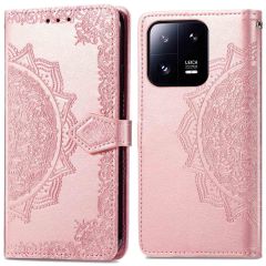 iMoshion Mandala Bookcase Xiaomi 13 Pro - Rosé Goud