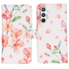 iMoshion Design Softcase Bookcase Samsung Galaxy A54 (5G) - Blossom Watercolor