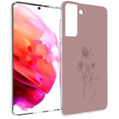 iMoshion Design hoesje Samsung Galaxy S21 FE - Floral Pink