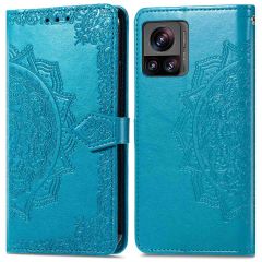 iMoshion Mandala Bookcase Motorola Edge 30 Ultra - Turquoise