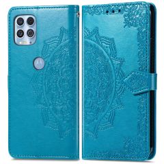 iMoshion Mandala Booktype Motorola Moto G100 - Turquoise