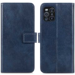 iMoshion Luxe Booktype Oppo Find X3 Pro 5G - Donkerblauw