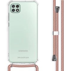 iMoshion Backcover met koord Samsung Galaxy A22 (5G) - Rosé Goud