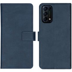 iMoshion Luxe Booktype Oppo Find X3 Lite - Donkerblauw
