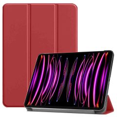iMoshion Trifold Bookcase iPad Pro 12.9 (2021 / 2022) - Rood