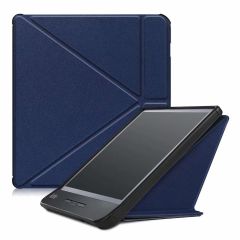 iMoshion Origami Bookcase Kobo Libra H2O - Donkerblauw