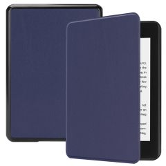 iMoshion Slim Hard Case Bookcase Kindle Paperwhite 4 - Donkerblauw