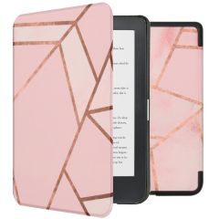 iMoshion Design Slim Hard Case Booktype Kobo Clara HD - Pink Graphic