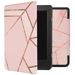 iMoshion Design Slim Hard Case Booktype Kobo Nia - Pink Graphic
