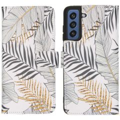 iMoshion Design Softcase Book Case Galaxy S21 FE - Glamour Botanic