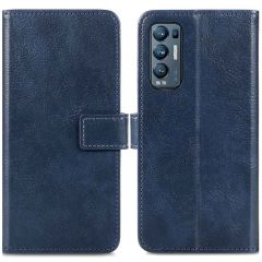 iMoshion Luxe Booktype Oppo Find X3 Neo - Donkerblauw