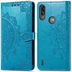 iMoshion Mandala Booktype Motorola Moto E7i Power - Turquoise