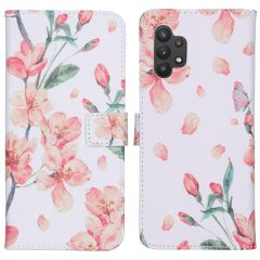 iMoshion Design Softcase Book Case Samsung Galaxy A32 (5G) - Blossom Watercolor