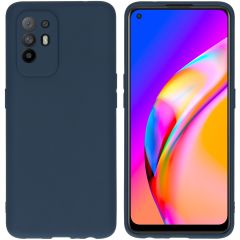 iMoshion Color Backcover Oppo A94 (5G) - Donkerblauw