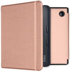 iMoshion Slim Hard Case Bookcase Kobo Libra 2 / Tolino Vision 6 - Rosé Goud