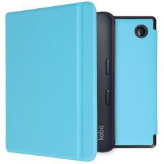iMoshion Slim Hard Case Bookcase Kobo Libra 2 / Tolino Vision 6 - Lichtblauw