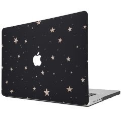 iMoshion Design Laptop Cover MacBook Pro 14 inch (2021) - Stars Gold