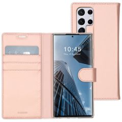 Accezz Wallet Softcase Bookcase Samsung Galaxy S22 Ultra - Rosé Goud