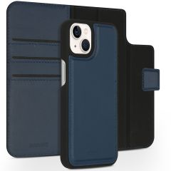 Accezz Premium Leather 2 in 1 Wallet Bookcase iPhone 13 - Donkerblauw