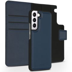 Accezz Premium Leather 2 in 1 Wallet Bookcase Samsung Galaxy S22 Plus - Donkerblauw