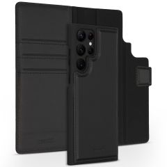 Accezz Premium Leather 2 in 1 Wallet Book Case Samsung Galaxy S22 Ultra - Zwart