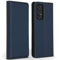 Accezz Premium Leather Slim Book Case Samsung Galaxy A33 - Donkerblauw