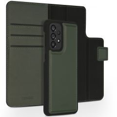 Accezz Premium Leather 2 in 1 Wallet Bookcase Samsung Galaxy A33 - Groen