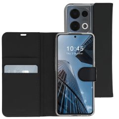 Accezz Wallet Softcase Bookcase Oppo Reno 8 Pro 5G - Zwart