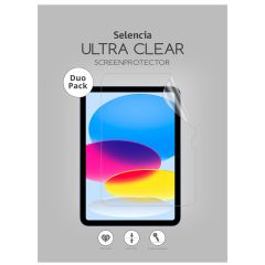 Selencia Duo Pack Ultra Clear Screenprotector iPad 10 (2022) 10.9 inch