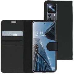 Accezz Wallet Softcase Bookcase Xiaomi 12T (Pro) - Zwart