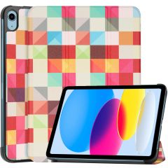 iMoshion Design Trifold Bookcase iPad 10.9 (2022) - Kleurtjes