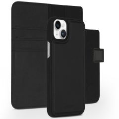 Accezz Premium Leather 2 in 1 Wallet Book Case iPhone 14 Plus - Zwart
