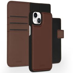 Accezz Premium Leather 2 in 1 Wallet Book Case iPhone 14 Plus - Bruin