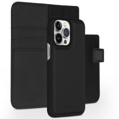 Accezz Premium Leather 2 in 1 Wallet Book Case iPhone 14 Pro Max - Zwart