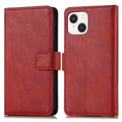 iMoshion Luxe Booktype iPhone 14 Max - Rood