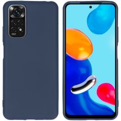 iMoshion Color Backcover Xiaomi Redmi Note 11 (4G) / Note 11S (4G) - Donkerblauw