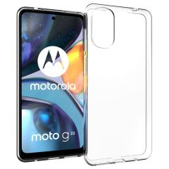 Accezz Clear Backcover Motorola Moto G22 - Transparant