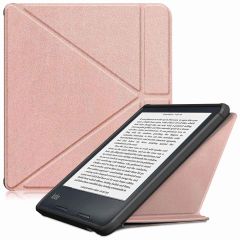 iMoshion Origami Bookcase Kobo Libra 2 / Tolino Vision 6 - Rosé Goud